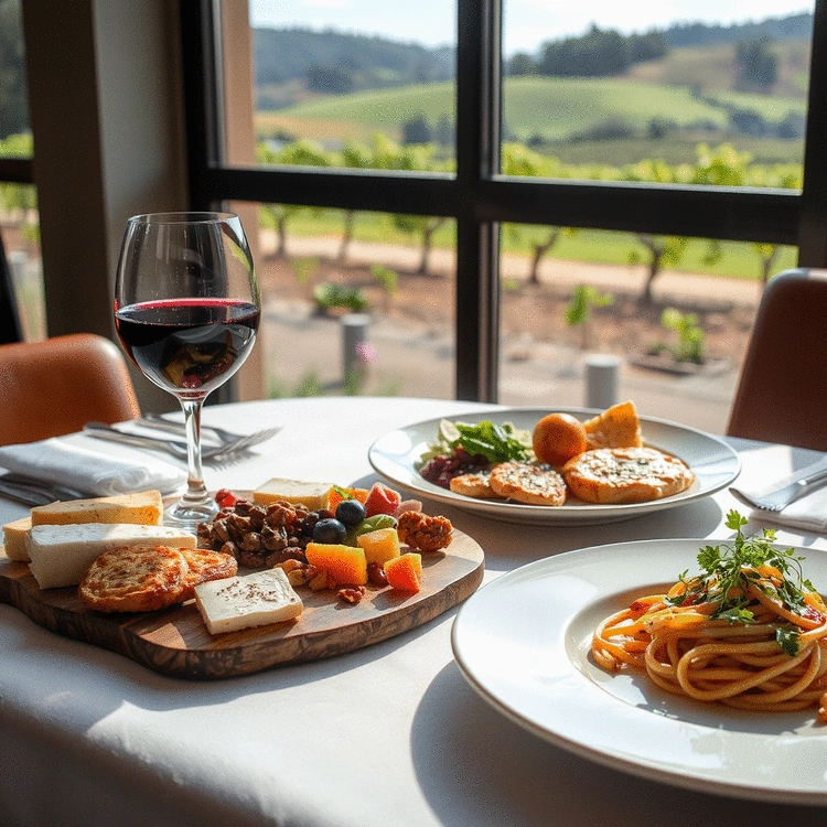 food and wine pairing at Napa Valley restaurants
