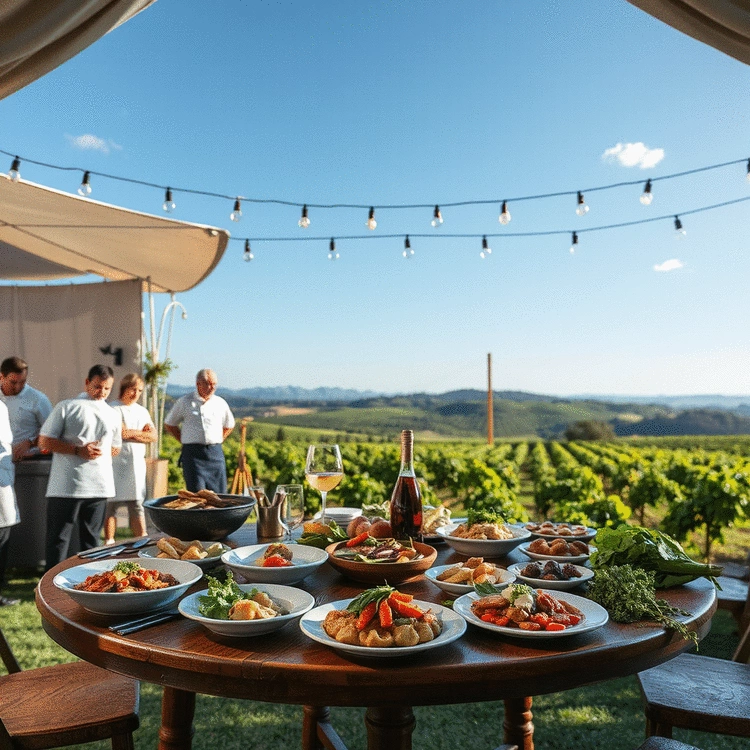 chef interviews at Napa food festivals